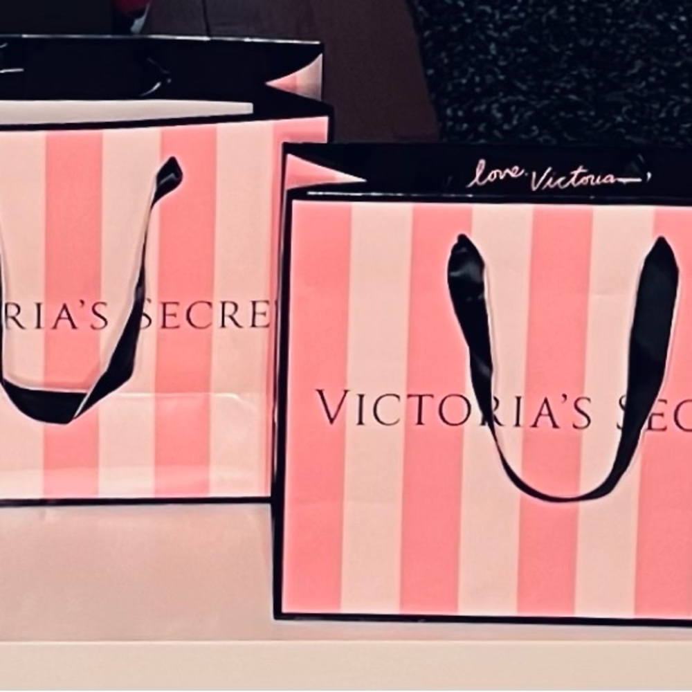 Two Vintage Victoria’s Secret Gift Bags
